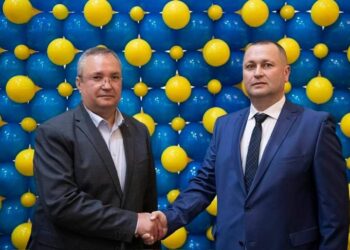 Adin Boboc și-a lansat candidatura la Primăria Orașului Ianca în prezența președintelui PNL, Nicolae Ciucă