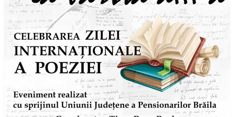 Poezie la vârsta a treia, desfășurată sub egida La o cafea despre Brăila, dedicată zilei Internaționale a Poeziei