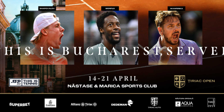 Elita tenisului mondial masculin se reunește la București, între 14-21 aprilie, la Țiriac Open. Lista completă a jucătorilor de pe tabloul principal de simplu care participă la turneul ATP din Capitală