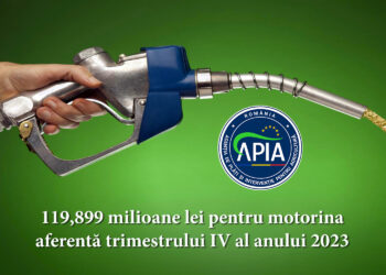 APIA plătește 119.899.657 milioane lei pentru motorina aferentă trimestrului IV al anului 2023