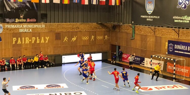 România a învins Macedonia de Nord cu 28-24, într-un meci jucat la Brăila