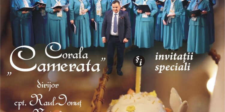 Concert special, ce va cuprinde muzică sacră, pian și muzică clasică, susținut de Corala Camerata și invitații