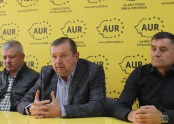 Stăvărel Dorobanțu și Florin Moroiu au fost prezentați de Florin Cîrligea drept candidații AUR la primăriile comunelor Victoria, respectiv Salcia Tudor