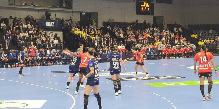 Visul frumos s-a spulberat. HC Dunărea Brăila învinsă categoric de Gloria Bistrița Năsăud în semifinalele EHF European League