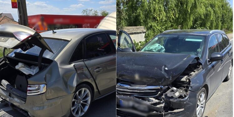 Accident cu 5 persoane rănite pe DN2B, printre care și un copil de 4 ani