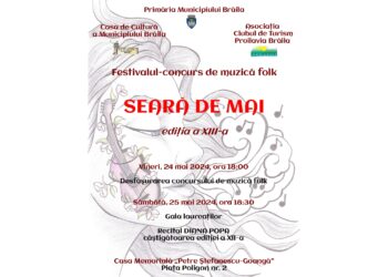 A XIII-a ediție a Festivalului Concurs de Muzică Folk „Seară de Mai”