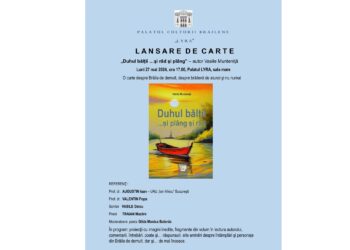 „Duhul Bălții… și râd și plâng” – lansare de carte la Sala mare a Palatului Culturii Brăilene Lyra