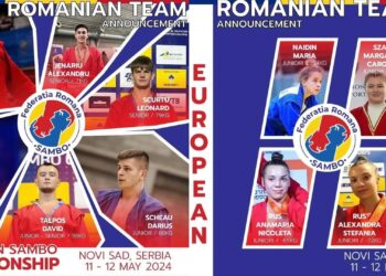Scurtu Paul Leonard și Naidin Maria, legitimați la Clubul Sportiv Municipal Brăila, vor participa în perioada 11-12 mai 2024 la Campionatele Europene de Sambo