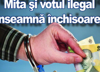 Candidatul PSD la funcția de primar al comunei Ulmu ar fi oferit unui cetățean 300 de lei cu scopul de a-l vota