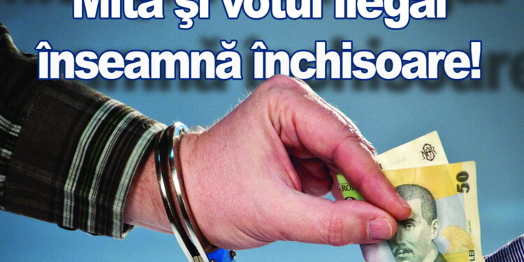 Candidatul PSD la funcția de primar al comunei Ulmu ar fi oferit unui cetățean 300 de lei cu scopul de a-l vota
