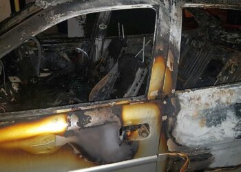 Reținut după ce a dat foc autovehiculul aparținând unui alt tânăr din Chiscani