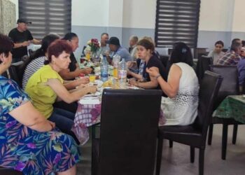 Inaugurare cu iz de ”mită electorală” în satul Olăneasca, comuna Salcia Tudor