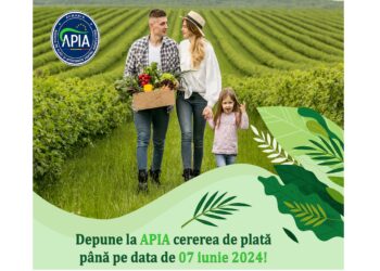 Fermierii sunt așteptați până pe 7 iunie 2024 să depună Cererea de plată!