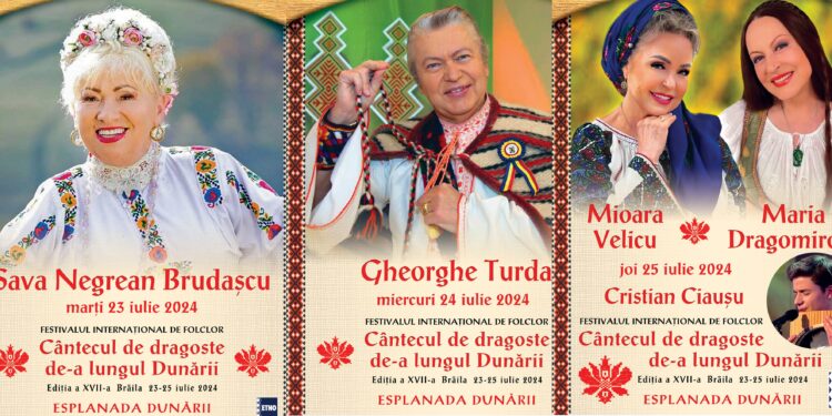 În perioada 23-25 iulie are loc ediția a XVII-a a Festivalului Internațional de folclor ”Cântecul de dragoste de-a lungul Dunării”