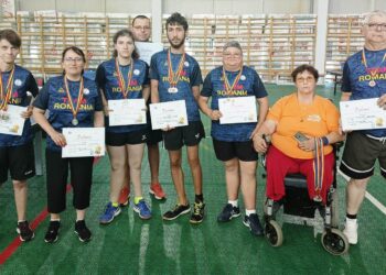 12 medalii pentru sportivii de la A.C.S.P.D.F. Special Friends Brăila obținute la Campionatul Național de Tenis de Masă pentru persoane cu dizabilități motorii