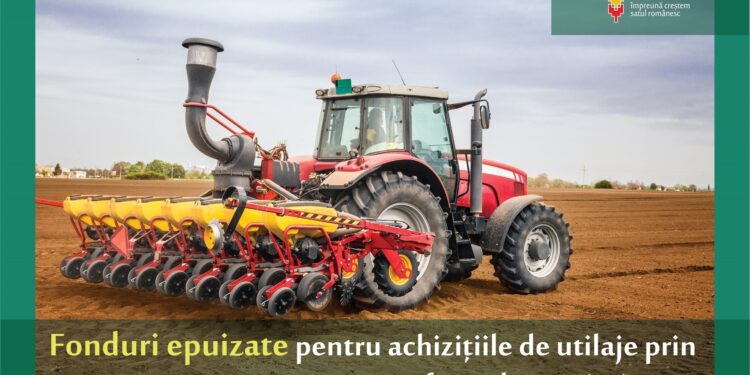Fondurile alocate achiziției de utilaje pentru formele asociative s-au epuizat