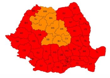 Temperaturi maxime între 37 și 42 de grade anunțate de meteorologi și pentru zilele de luni și marți