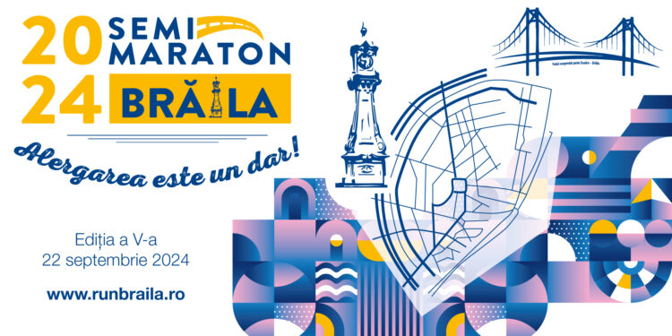 Duminică, 22 septembrie, va avea loc a V-a ediție a Semimaratonului Brăila