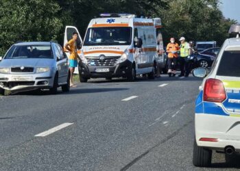 Accident vineri seara pe DN2B, în afara localității Lacu-Sărat