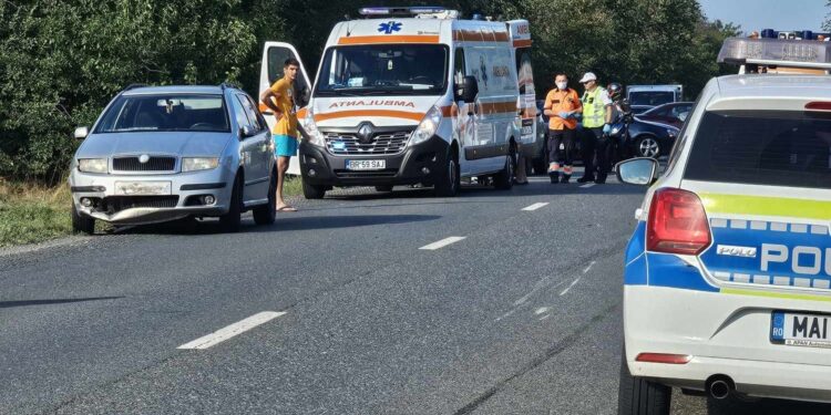 Accident vineri seara pe DN2B, în afara localității Lacu-Sărat