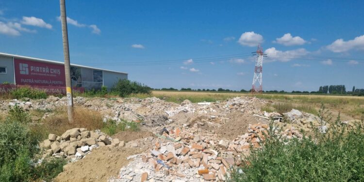 Amenzi aplicate de Garda de Mediu Braila pentru depozitarea unor deseuri inerte pe un teren amplasat in municipiul Braila
