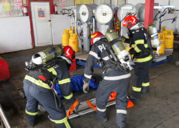 Exercițiu desfășurat de ISU Brăila ce a vizat o intervenție pentru gestionarea unei situații de urgență generate de o explozie urmată de incendiu la operatorul economic PANEBO GAZ SRL – PUNCT DE LUCRU FĂUREI
