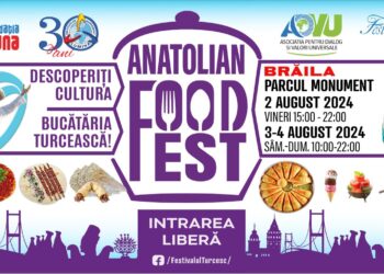 Delicii turcești la Anatolian Food Fest, în zona rondoului de la Parcul Monument