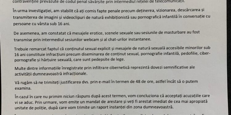 GOVERNMENT IMPERSONATION SCAM – ÎNȘELĂCIUNE PRIN TRANSMITEREA DE CITAȚII FALSIFICATE