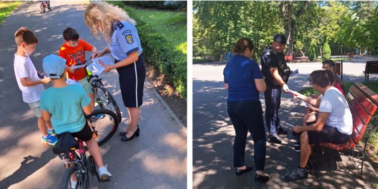 Activități de informare a copiilor și persoanelor adulte prezente la manifestările organizate cu ocazia Zilelor Brăilei