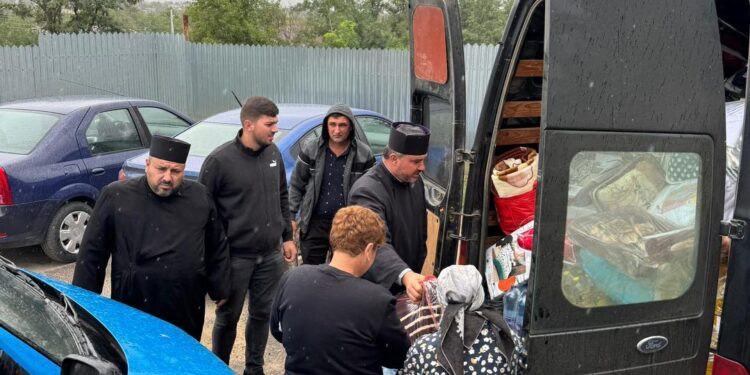 Ajutoare plecate din județul Brăila către persoanele afectate de revărsarea apelor în județul Galați