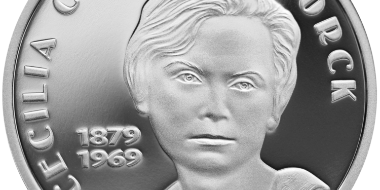 BNR lansează în circuitul numismatic o monedă din argint cu tema ”145 de ani de la nașterea Ceciliei Cuțescu-Storck”