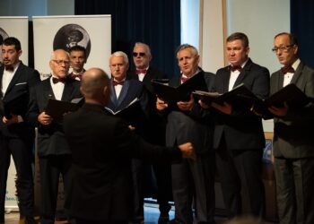 Corul Bărbătesc ARMONIA al Casei de Cultura Brăila, la Festivalul de Muzică Corală de la Sf Gheorghe
