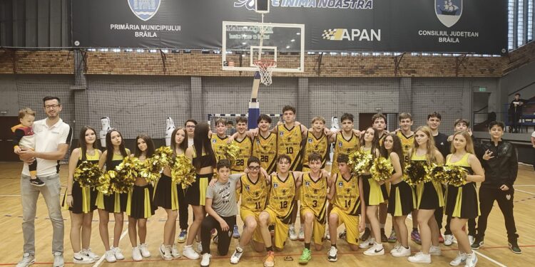 Victorie la 81 de puncte pentru juniorii U15 de la Cuza Pirates Brăila în meciul cu CSS Buzău