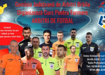 Încep înscrierile pentru cursul de formare arbitri de fotbal