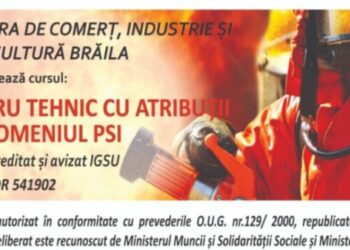 Curs Cadru tehnic cu atribuții în domeniul PSI