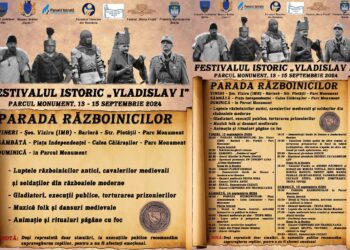 A patra ediție a Festivalului istoric ”Vladislav I”. Simulări ale luptelor, torturarea prizonierilor la focul de tabără (schingiuirea, sfârtecarea trupului de către cai, trasul pe roată, spânzurarea, tăierea capului, etc)