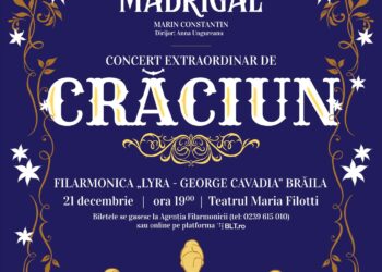 Concert extraordinar de Crăciun susținut de Corul Madrigal, pe 21 decembrie, la Brăila