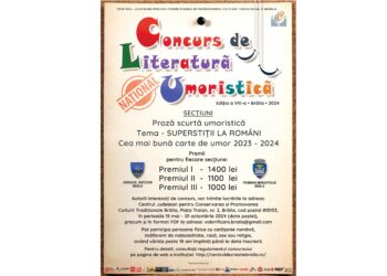 Până pe 1 octombrie continuă înscrierile pentru a VIII-a ediţie a Concursului naţional de literatură umoristică