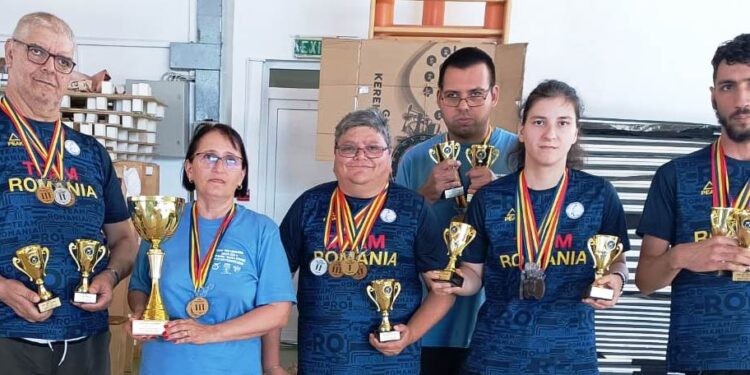 Sportivii paralimpici din cadru A.C.S.P.D.F. Special Friends Brăila au câștigat 34 de medalii la Cupa ”Ana Lugojana”