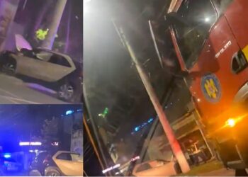 Accident pe Șoseaua Buzăului, în zona Spitalului Județean