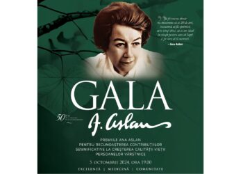 Gala Premiilor Ana Aslan – Brăila, 5 Octombrie 2024
