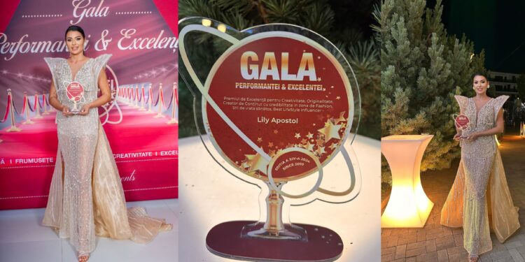 Brăileanca Liliana (Lily) Apostol Deca premiată la Gala Performanței & Excelenței 2024
