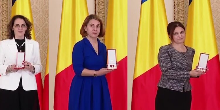Directorii Școlilor profesionale din comunele Cireșu și Viziru și al Colegiului Ana Aslan au primit decorațiile din partea Administrației Prezidențiale