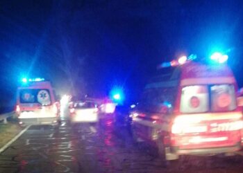 Accident luni seara pe DN22B