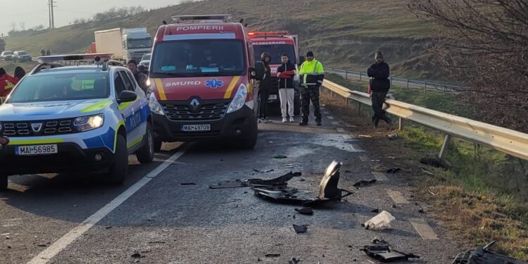 Accident cu trei persoane decedate pe DN26, la ieșire din Foltești, în județul Galați