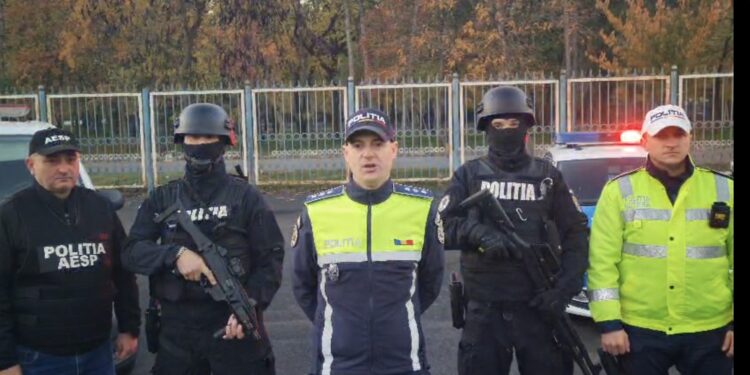 Acțiune de amploare a polițiștilor brăileni în dimineața zilei de vineri, 8 noiembrie