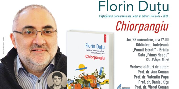 lansarea volumului de povestiri Chiorpangiu de Florin Duțu, câștigătorul Concursului de Debut al Editurii Polirom