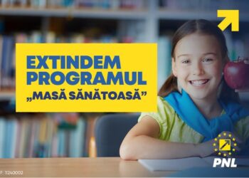 PNL susține educația. Programul „Masă Sănătoasă” a fost extins ca urmare a măsurilor luate în ultimii ani de ministrul liberal al Educației