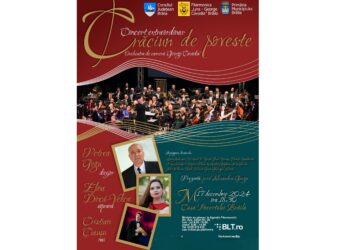 Concertul extraordinar „Crăciun de poveste”, organizat de Filarmonica ”Lyra-George Cavadia”