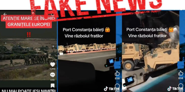 Ministerul Apărării semnalează unele dezinformări ajunse virale în mediul online